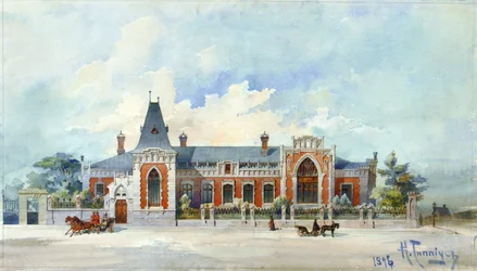 Das Haus von Alexey Alexandrovich Bakhrushin in Moskau, 1896