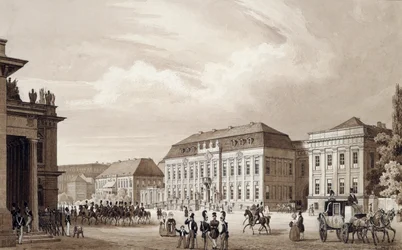 Unter den Linden, Berlin, ca. 1840