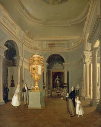 Die Ovale Halle der Alten Eremitage, St. Petersburg