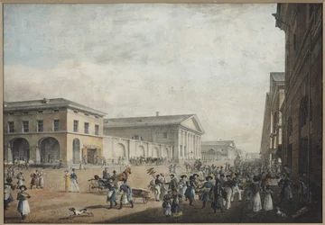 Ansicht der Sadovaya-Straße in Sankt Petersburg