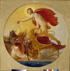 Phoebus fährt den Sonnenwagen