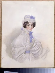 Porträt von Anna Borisovna Bakunina (1802-1835)