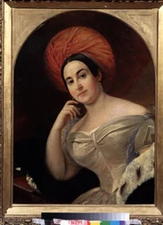 Porträt der Schauspielerin Ekaterina Semyonova