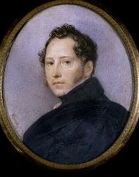 Porträt des Künstlers Sylvester Shchedrin (Sylvestre Chtchedrine) (1791-1830)