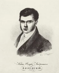 Porträt des Dichters Prinz Pyotr A. Vyazemsky 1792-1878, 1820er Jahre