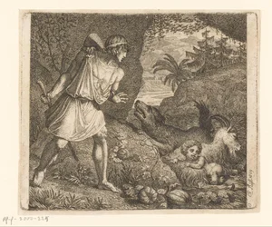 Jupiter und die Ziege Amalthea