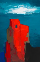 Burgruinen, ca. 1943