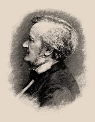 Porträt des Komponisten Richard Wagner 1813-1883, 1900er-1910er