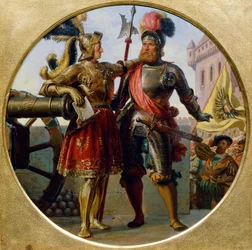Kaiser Maximilian I. und Georg von Frunsberg, 1868