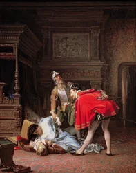 Eine Szene aus der Bartholomäusnacht