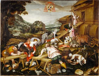 Der Bau der Arche Noah