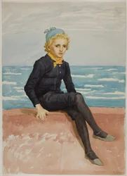 Eddie am Strand