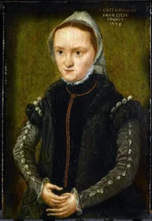 Porträt einer Frau, wahrscheinlich ein Selbstporträt