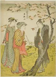 Toei-Hügel (Toeizan), aus der Serie "Fünf Hügel von Edo (Koto no gozan)"