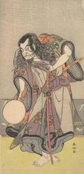 Der erste Nakamura Nakazo als Samurai, ca. 1780