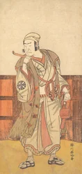 Der erste Nakamura Nakazo in der Rolle von Shimada no Hachizo, April 1783