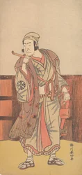 Der erste Nakamura Nakazo in der Rolle des Shimada no Hachizo, 4. Monat, 1783