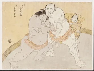 Das Match zwischen Tanikaze Kajinosuke und Kimenzan Tanigoro