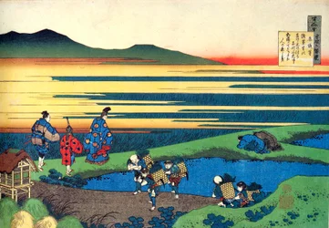 Aus der Serie Hundert Gedichte von hundert Dichtern: Sanji Hitoshi, um 1830