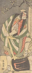 Ichikawa Ebizo Danjuro V in der Rolle des Mongaku Shonin verkleidet als Yamagatsu, 1781-1801