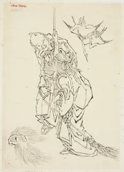 Jo und Uba; Thema von Takasago, ca. 1815-1849