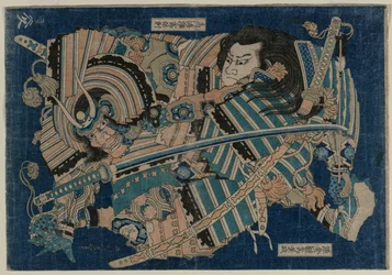 Kamakura no Gengoro ergreift Torinoumi Tasaburo
