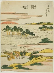 Maisaka, aus der Serie Dreiundfünfzig Stationen des Tokaido (Tokaido gojusan tsugi)