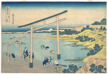 Noboto-Bucht, aus der Serie Sechsunddreißig Ansichten des Berges Fuji
