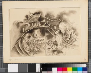 Szenen aus dem Krieg zwischen Japan und Korea, Ende des 18. bis erste Hälfte des 19. Jahrhunderts