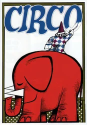Plakat für einen Zirkus, ca. 1920