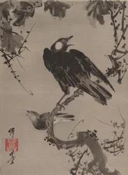 Stare auf einem Ast, ca. 1887