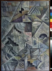 Samowar. Gemälde von Kasimir Malevich (1878-1935), Öl auf Leinwand