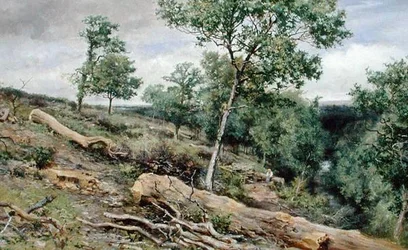 Auf der Gretna, Blick auf den Fluss