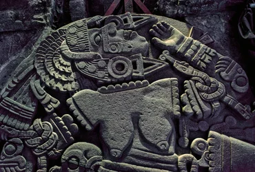 Amerika; Archäologie; Mexiko; Templo Mayor; Großer Tempel der Azteken; Coyolxauqui, 2010 (Foto)
