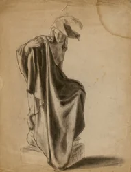 (Ohne Titel) (Draperiestudie)