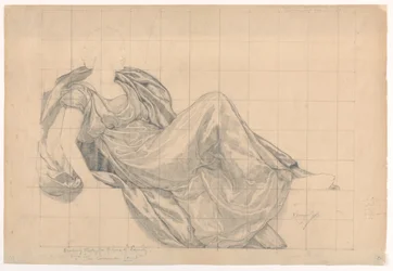 Studie für "Gerechtigkeit," "Die Herrschaft des Gesetzes," Appellationsgerichtshof, New York, NY