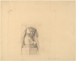Studie eines Gips-Torsos