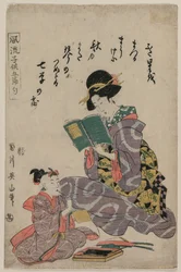 Mädchen, das ein Buch liest