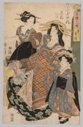 Zwei Frauen und ein Mädchen, 1800-1829