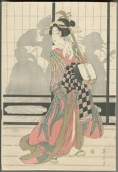 Geisha mit Shamisen