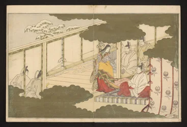 Eine Gerichtsszene im Schnee