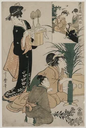 Chushingura: Akt IV des Lagerhauses der Loyalität, späte 1790er Jahre