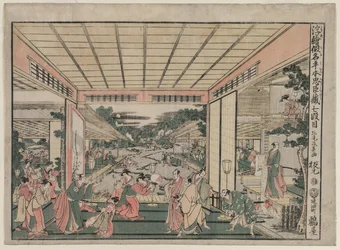 Chushingura: Akt VII (aus der Serie Perspektivbilder für Das Schatzhaus der Loyalität)