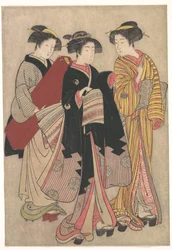 Zwei Geishas beim Spaziergang