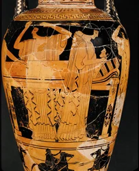 Prothesis, das Aufbahren der Leiche