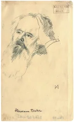 Porträt von Hermann Bahr 1863-1934, ca. 1904