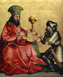 Abraham vor Melchisedek vom Heilspiegel-Altar