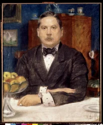 Porträt des Künstlers Konstantin Somow