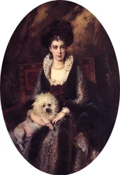Maria Alekseevna Makovskaya von Konstantin Makovsky (1839-1915)