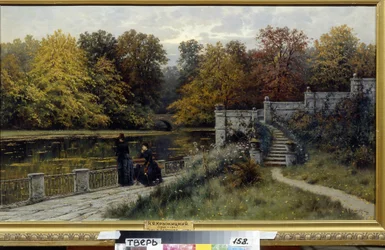 Der Lazienki-Park (Warschau, Polen)